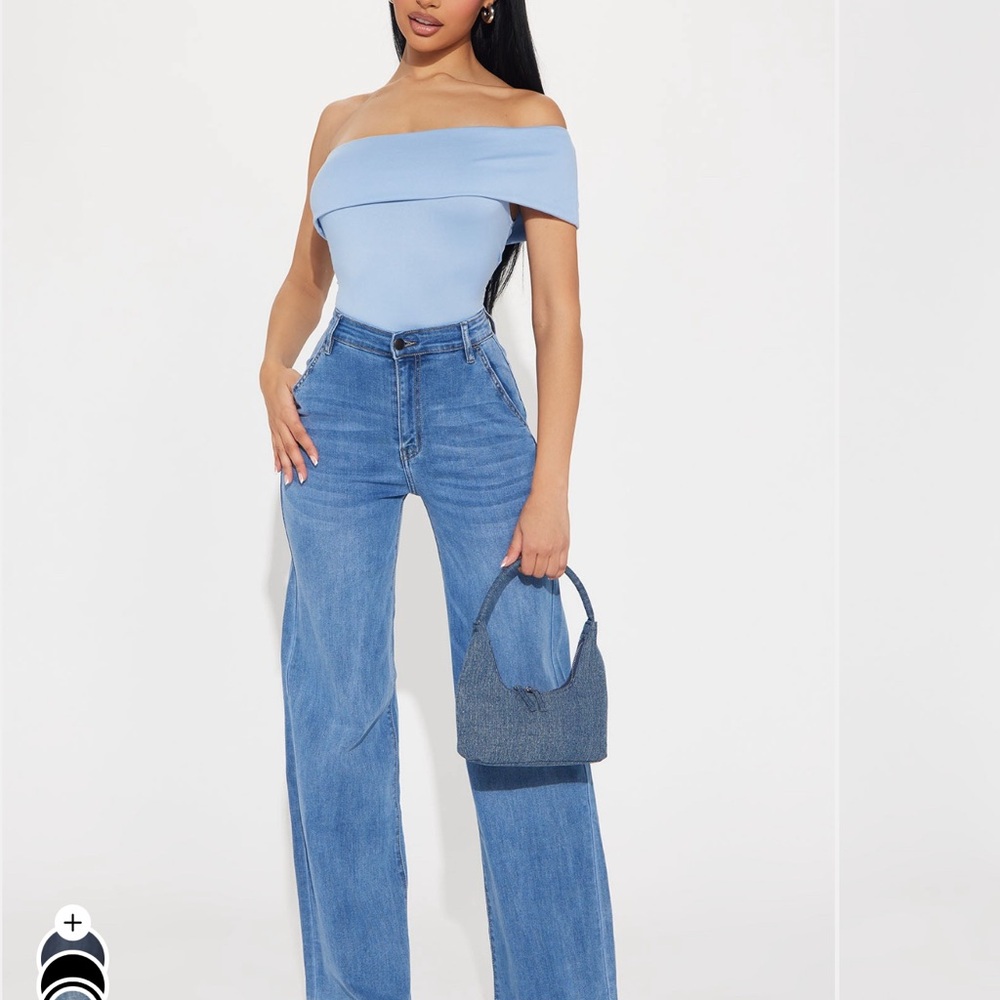 Fashion Nova Denim Margot Stretch Trouser Jeans